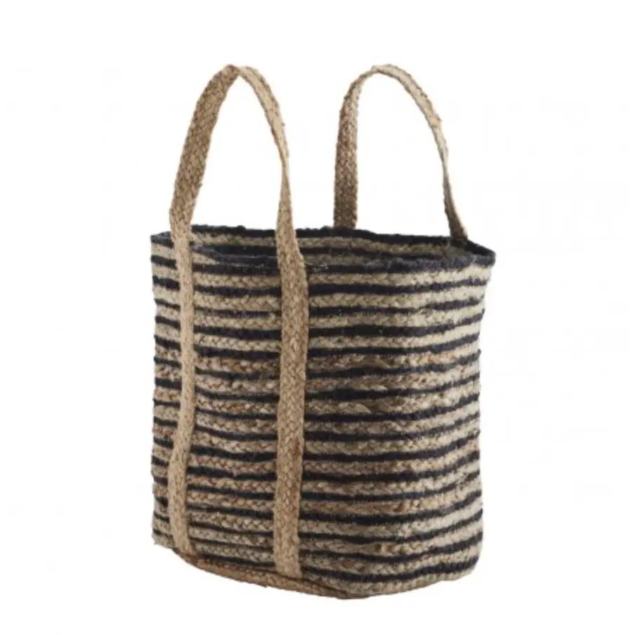 Panier tresse jute naturel - Madam Stoltz – Image 2