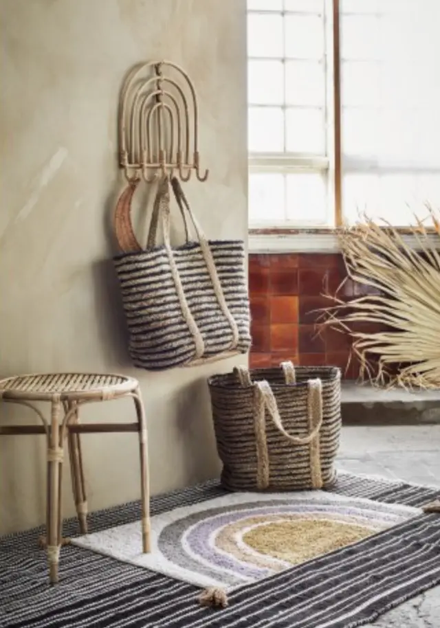 Panier tresse jute naturel - Madam Stoltz
