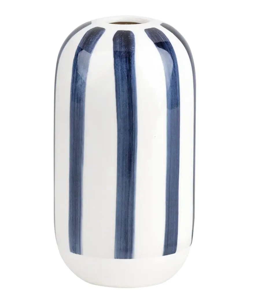 Vase rayures Marine/blanc - Räder – Image 2